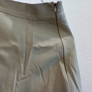 Leather A line dress